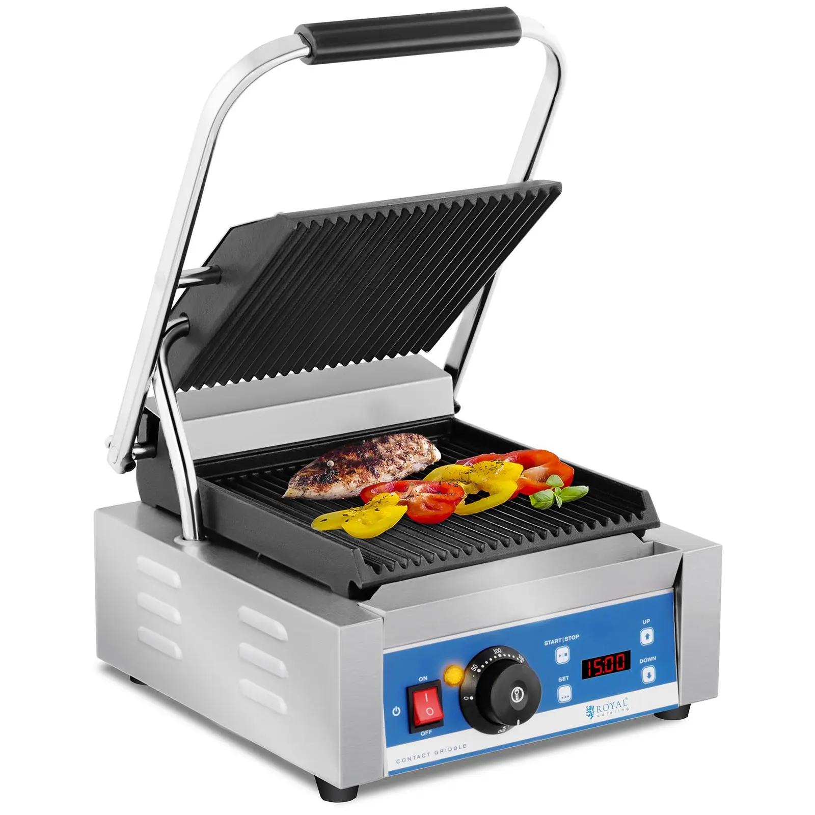 Contact grill - griddle - timer - 1,800 W