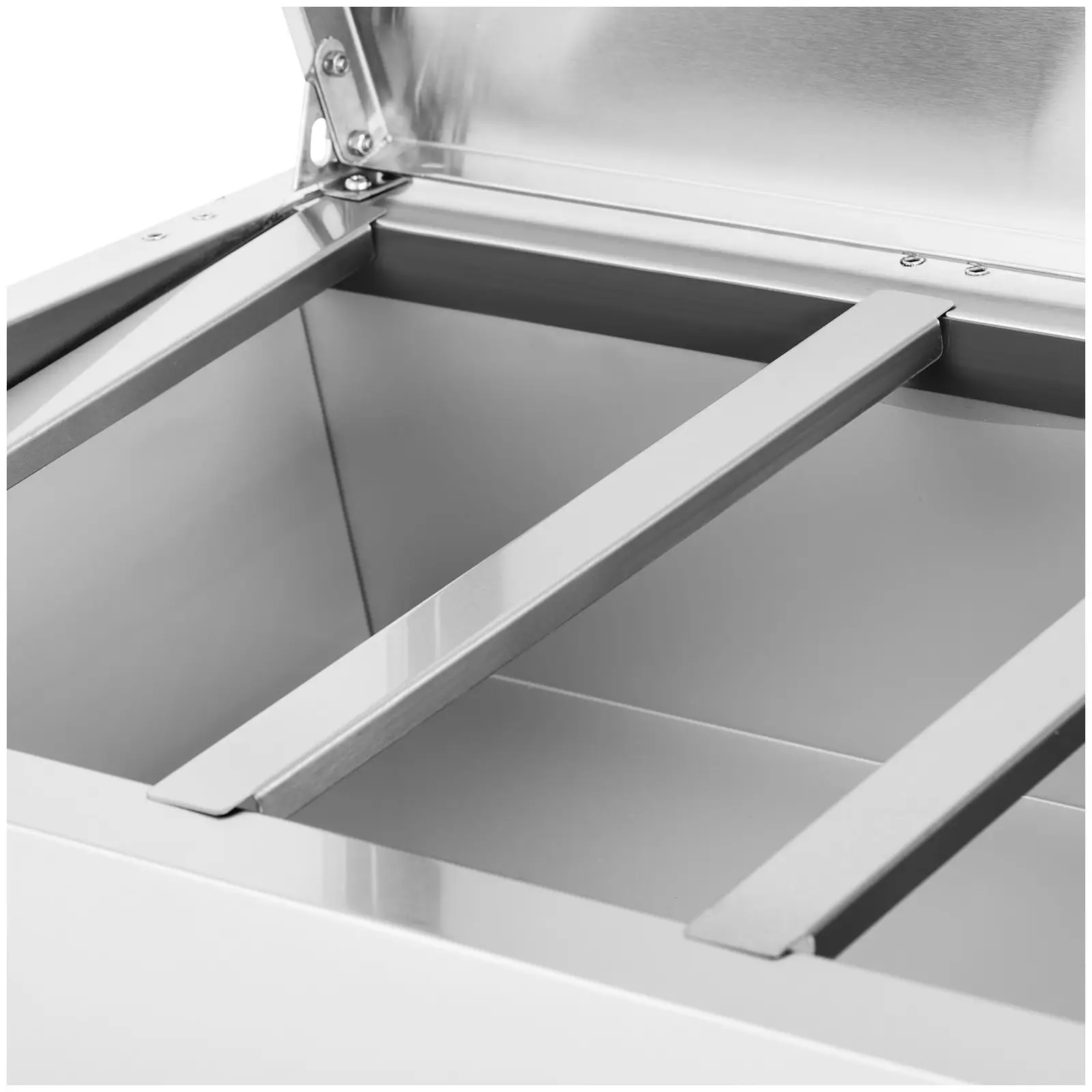 Countertop Refrigerated Display Case - 200 x 33 cm - 10 GN 1/4 Containers