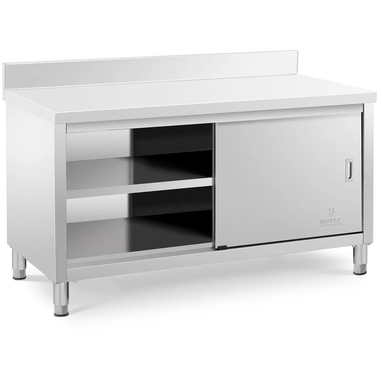 Stainless Steel Work Cabinet - 150 x 70 x 85 cm - Load Capacity - 600 kg