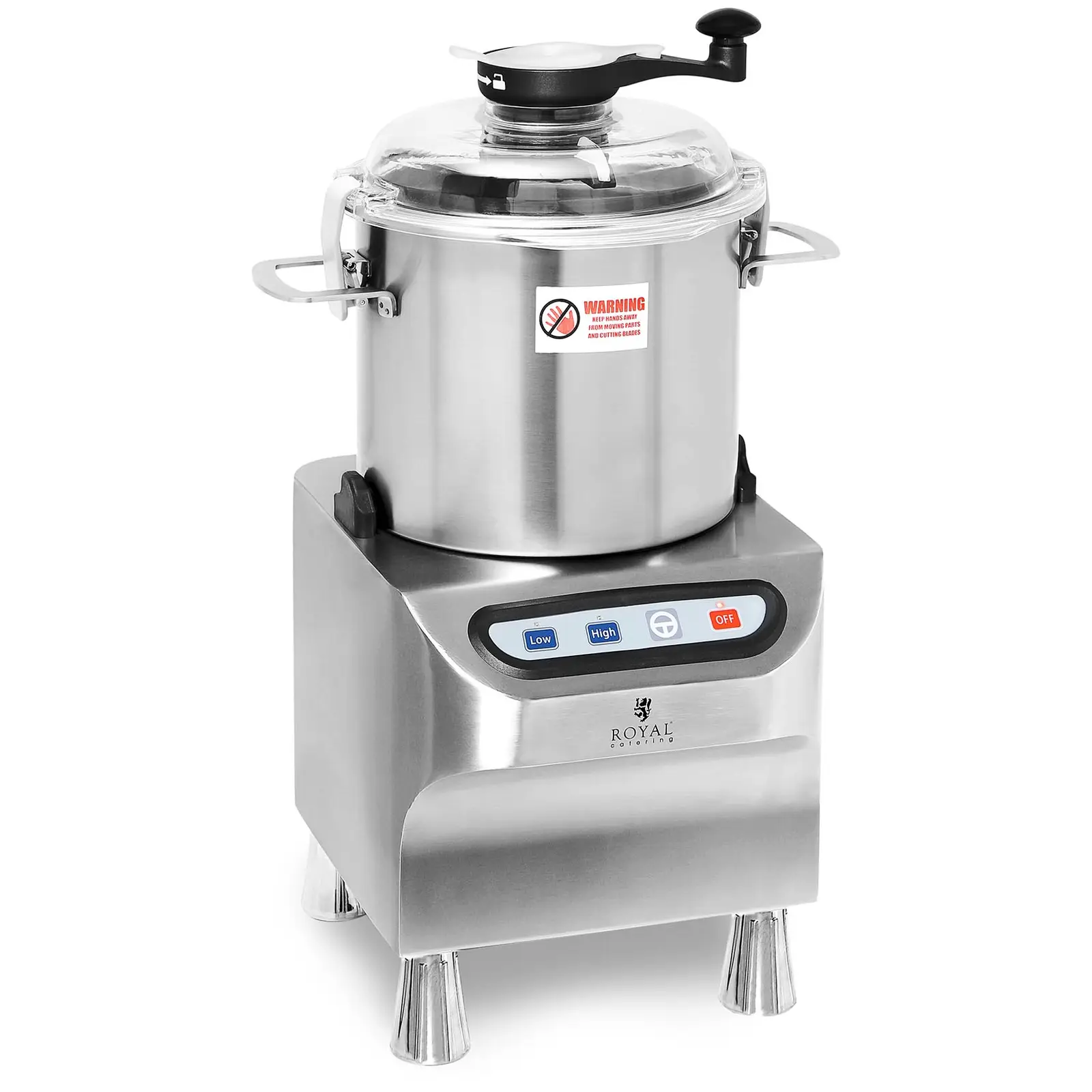 Bowl Cutter - 1500/2800 rpm - Royal Catering - 8 L