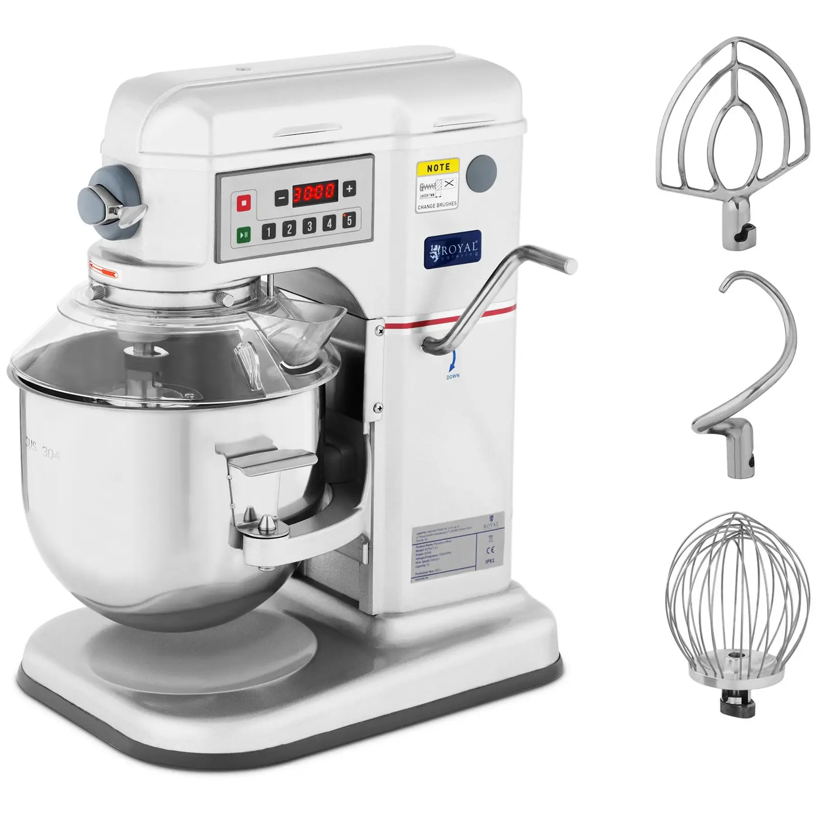 Kneading Machine - 7 L - Royal Catering