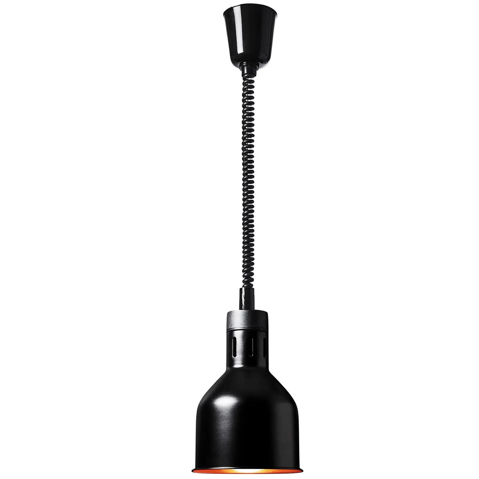 Heat Lamp - matte black - 17 x 17 x 28.5 cm - Royal Catering - Steel - height-adjustable