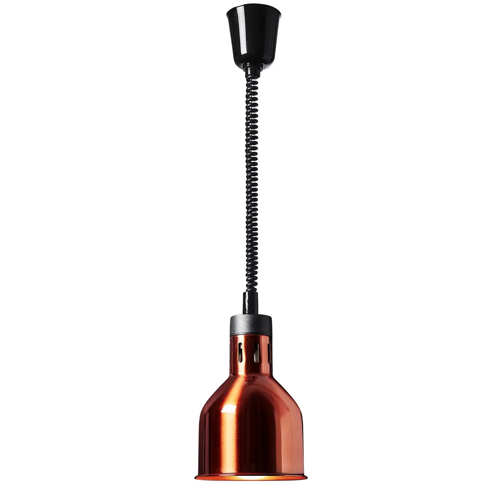 Heat Lamp - brass look - 17.5 x 17.5 x 25 cm - Royal Catering - Steel - height-adjustable