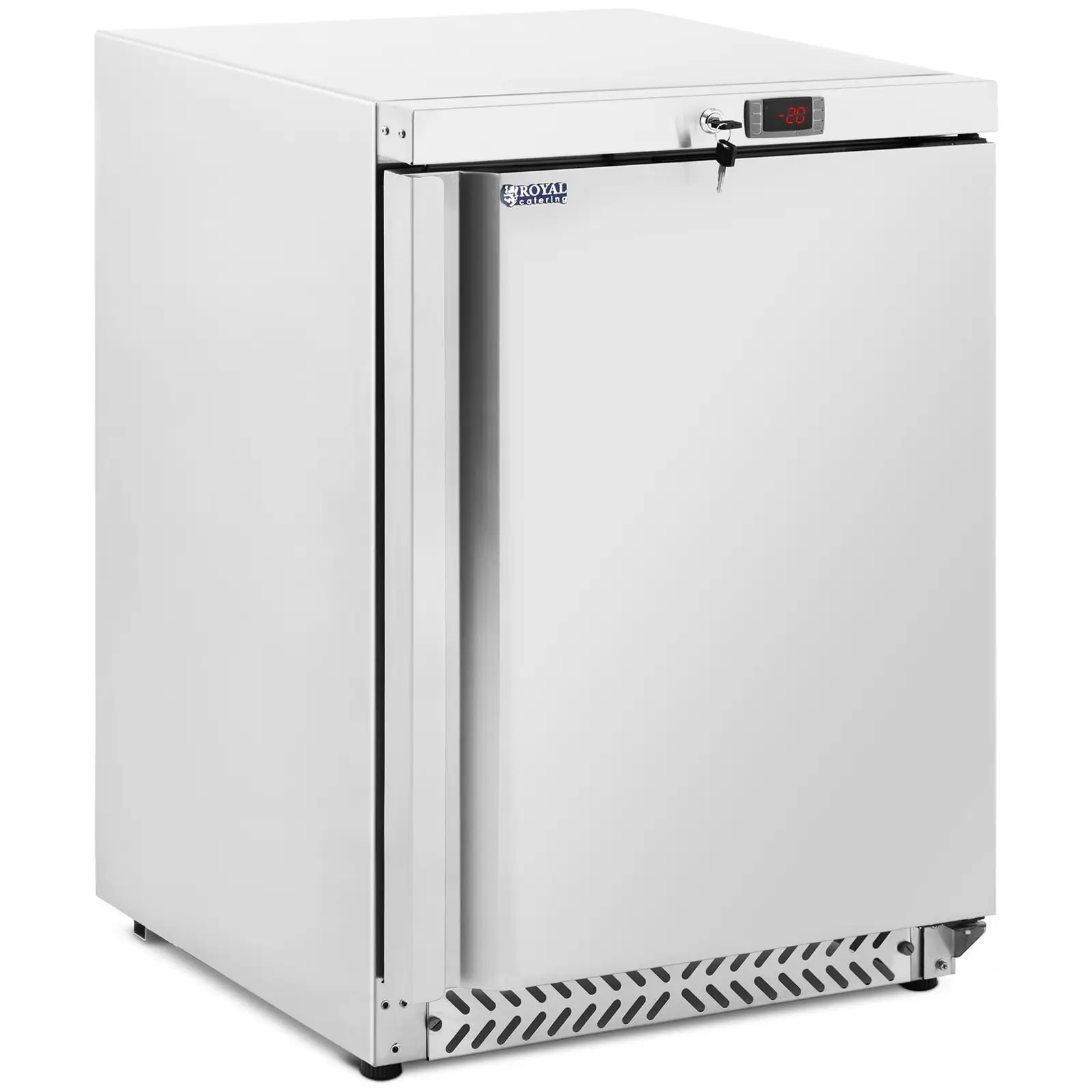 Freezer - 170 L - Royal Catering - Silver - refrigerant R600A