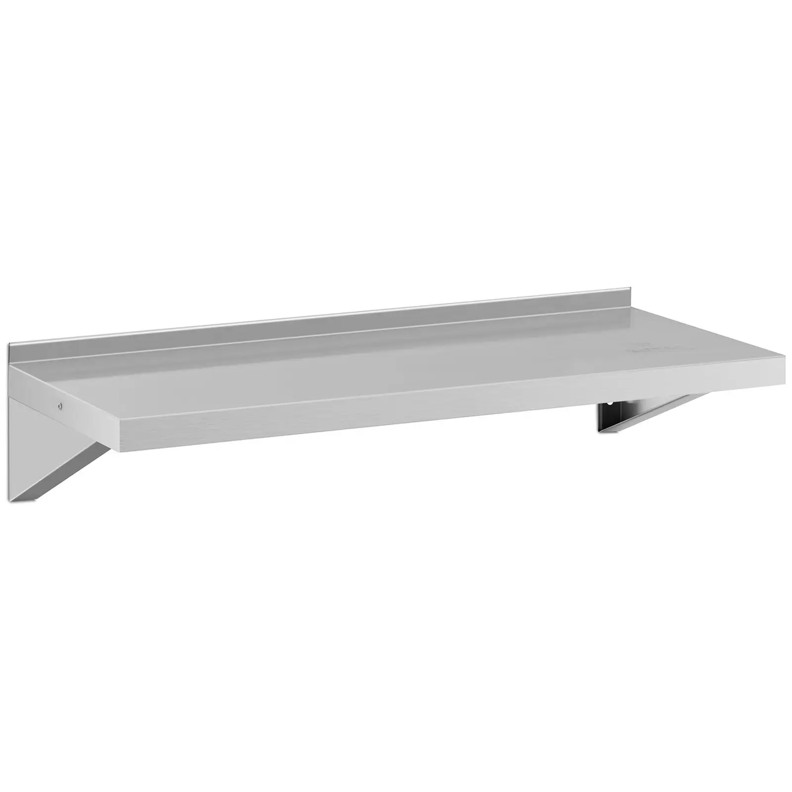 Wall Shelf - stainless steel - 100 x 40 cm - up to 80 kg - Royal Catering