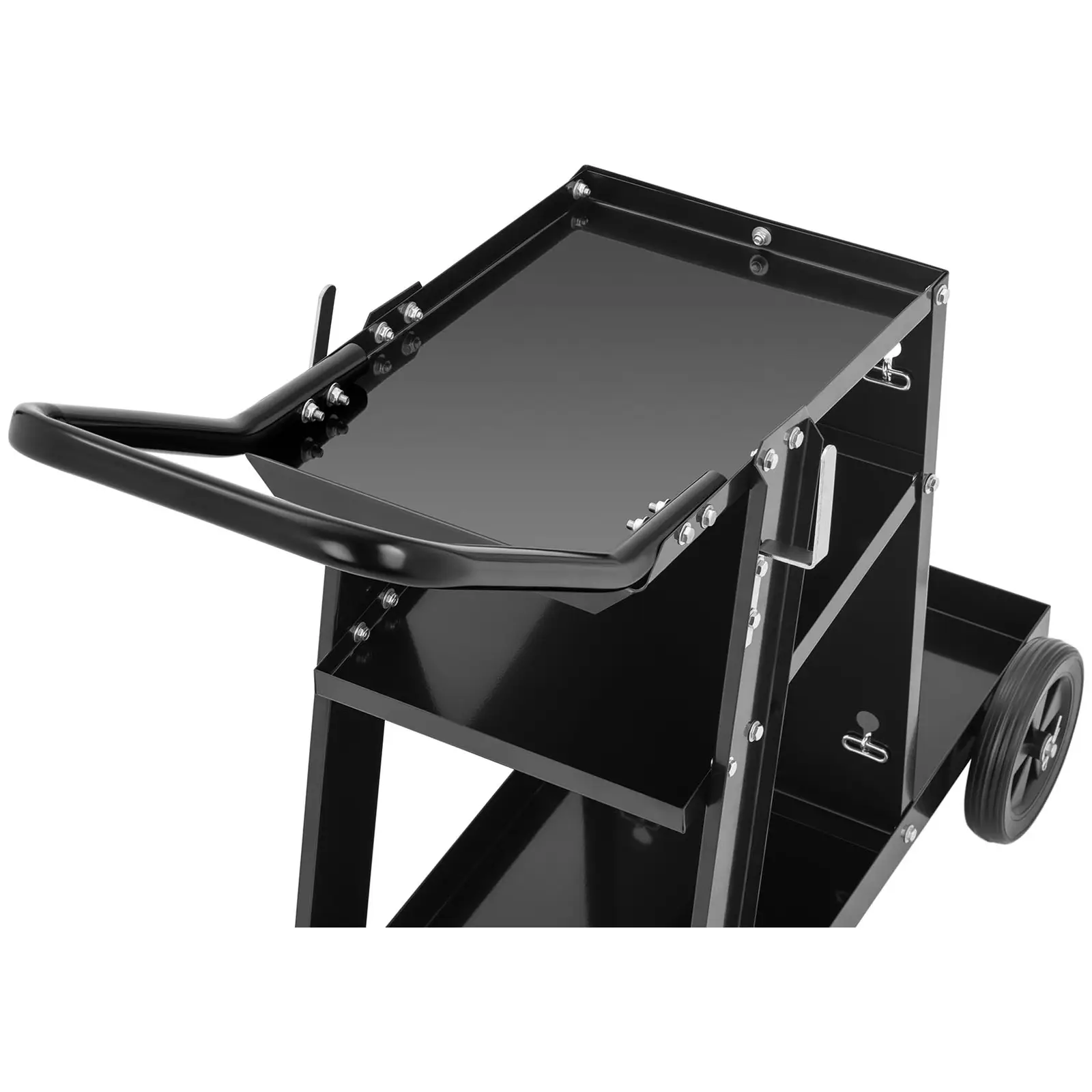 Welding Cart with Handle - 3 shelves - 80 kg