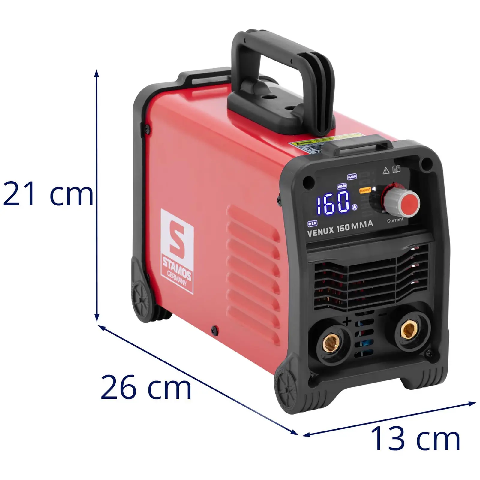 Arc Welder with Smart Select System - TIG Lift-Arc - 160 A - 60 % duty cycle - Hot Start - Arc Force - Anti-Stick - VRD