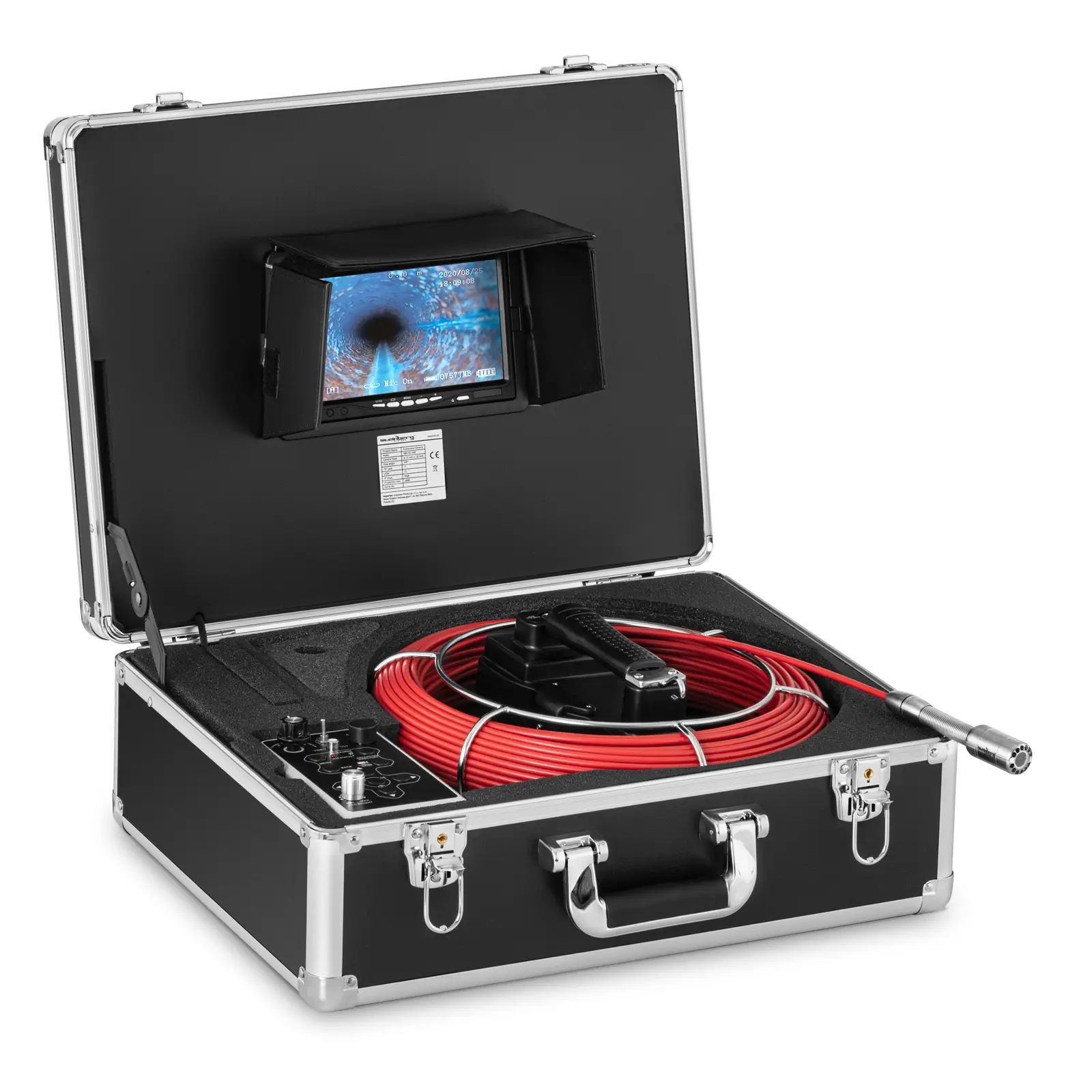 Endoscope Camera 50 m 12 Leds 7" Display - Endoscopes Inspection Cameras by Steinberg Systems