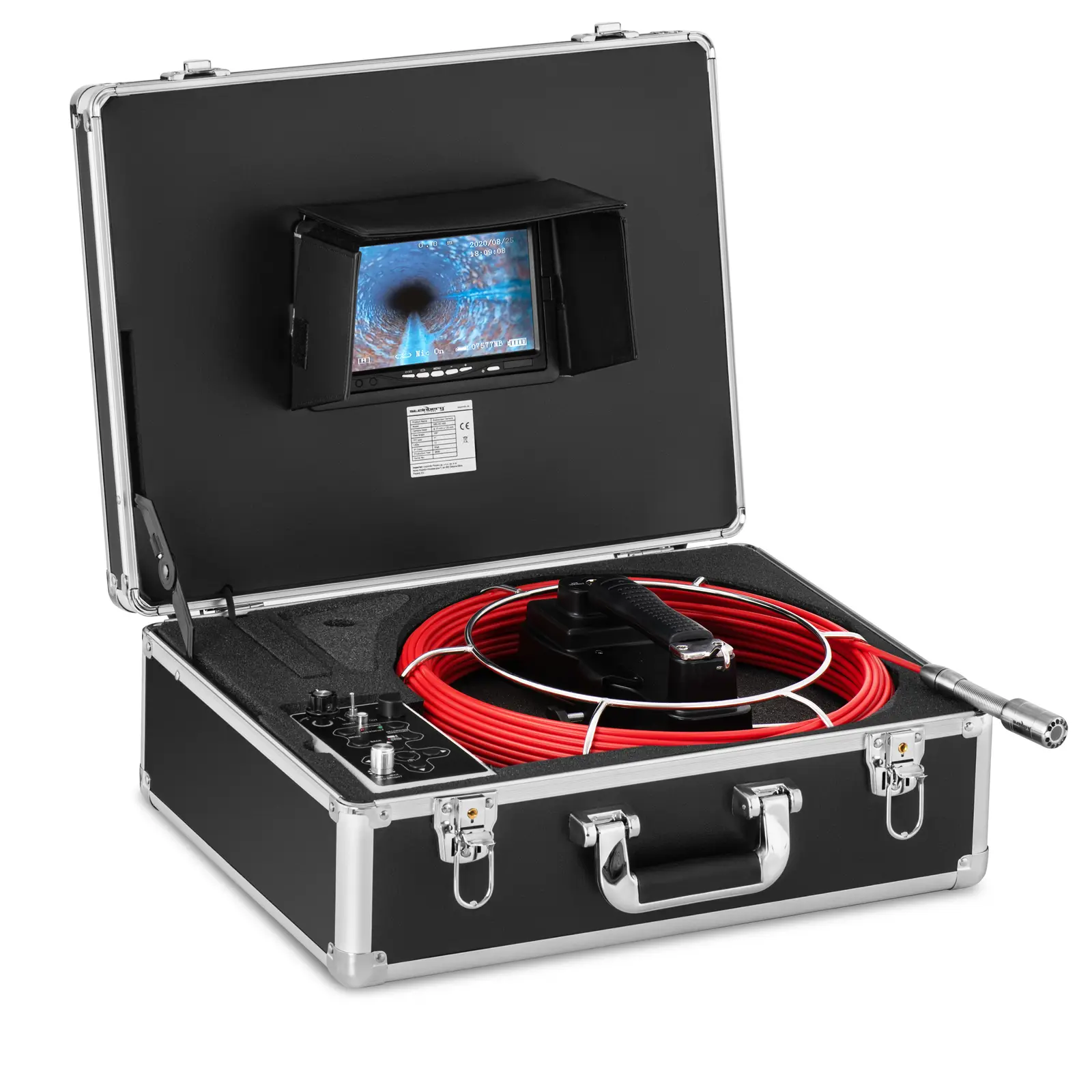 Endoscope Camera 20 m 12 Leds 7" Display - Endoscopes Inspection Cameras by Steinberg Systems