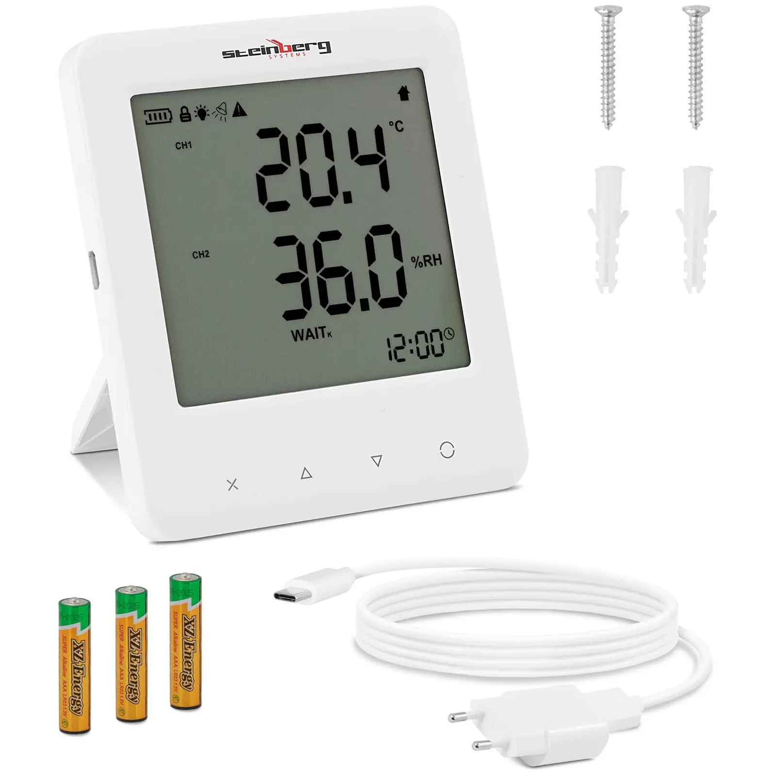 CO2 Meter - incl. temperature and humidity