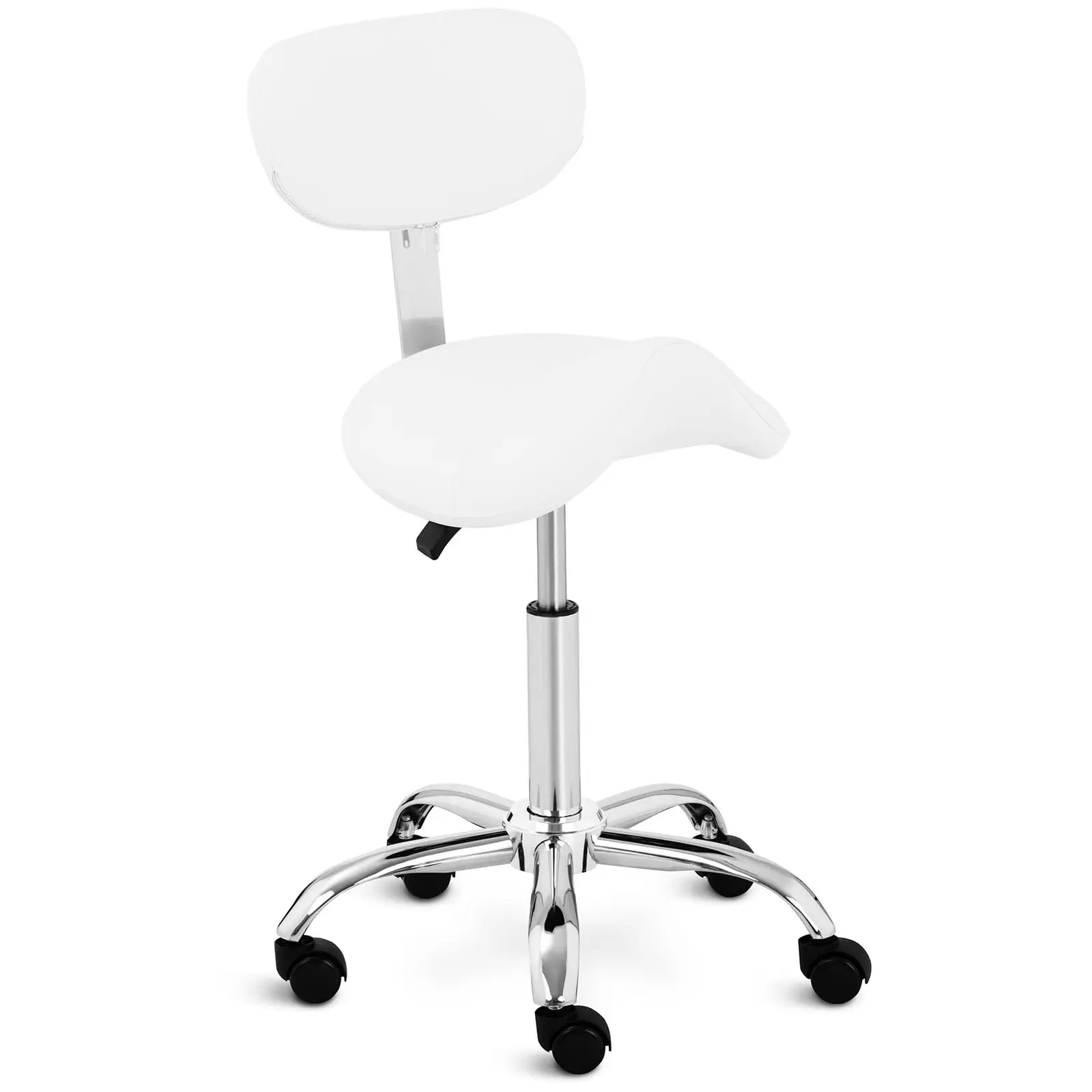 Saddle Chair - 600-800 mm - 150 kg - White