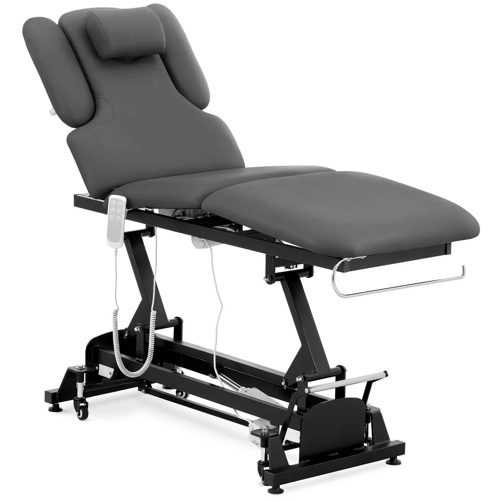 Massage Table - 3 motors - 250 kg - black/grey