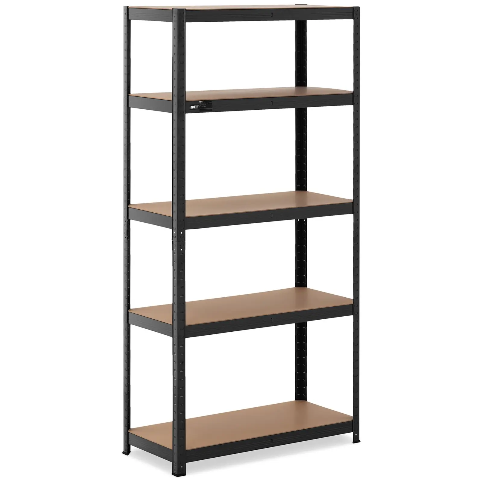Metal Storage Rack 90 x 40 x 180 cm for 5 x 175 kg Slate Grey - Storage Shelves by MSW