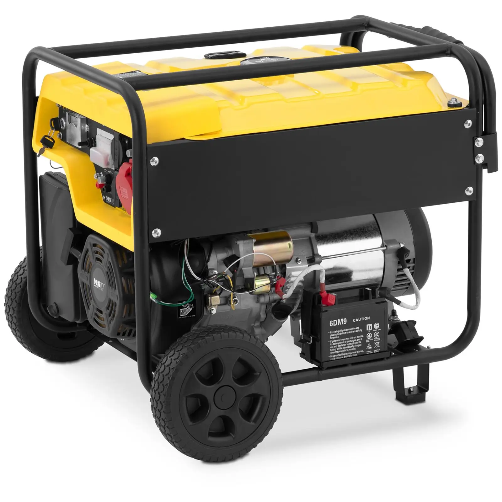 Petrol generator - 5500 W - 400 V AC / 230 V AC / 12 V DC - tank 28 l - manual start/electric