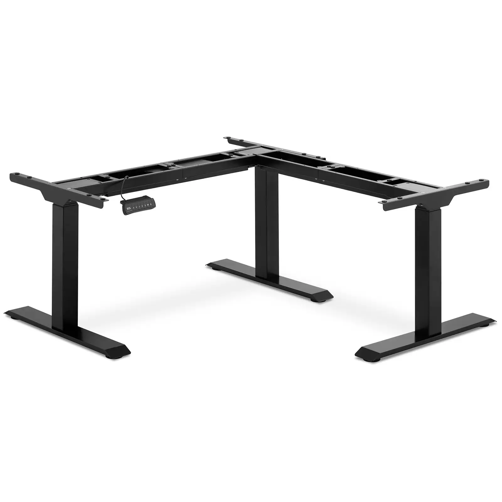 Adjustable Corner Desk Frame - Height: 58-123 cm - Width: 90-150 cm (left) / 110-190 cm (right) - Angle: 90 ° - 150 kg