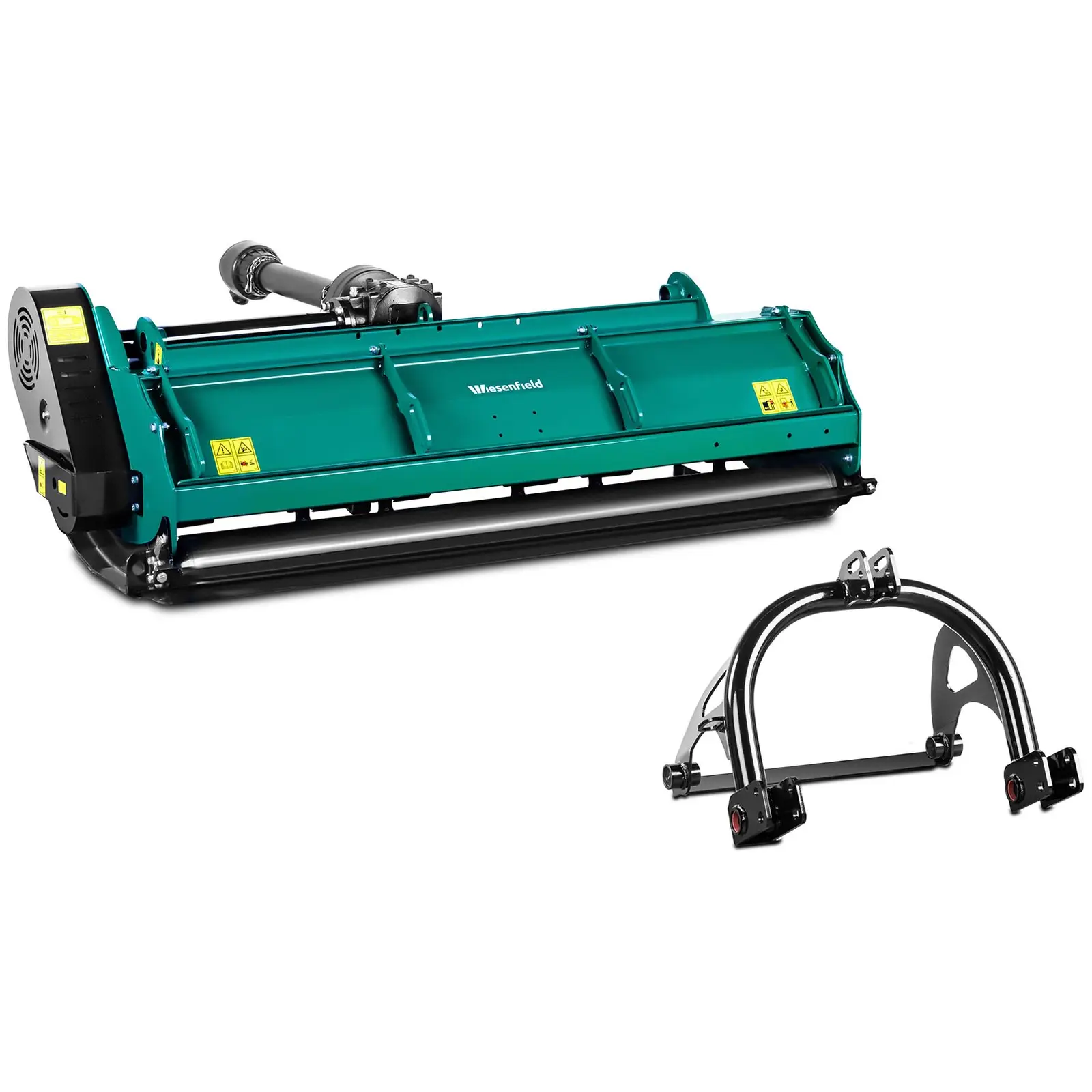 Flail mulcher - 180 cm working width - three-point hitch (Cat. I / 2) - self-cleaning roller