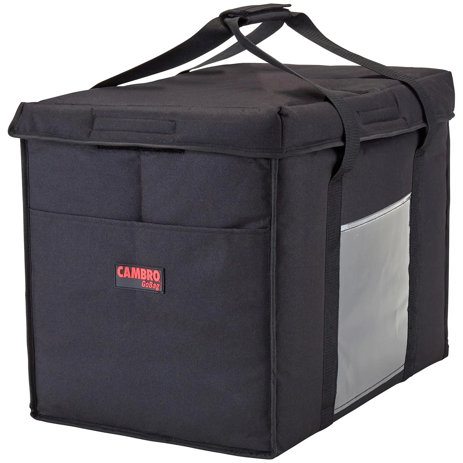 Food Delivery Bag - 53.5 x 35.5 x 43 cm - Black - foldable