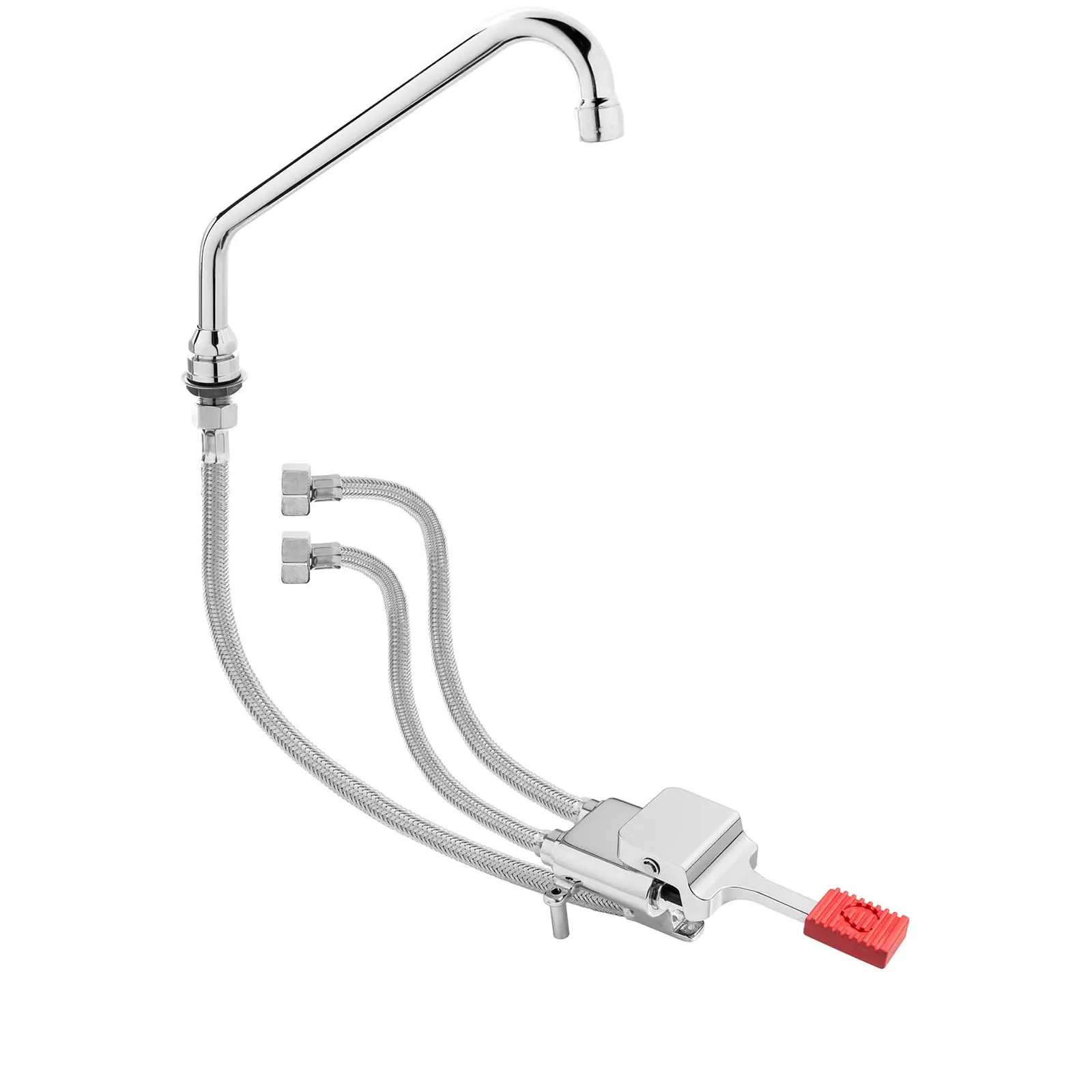 Foot-Operated Tap - tap 250 mm - chrome-plated brass