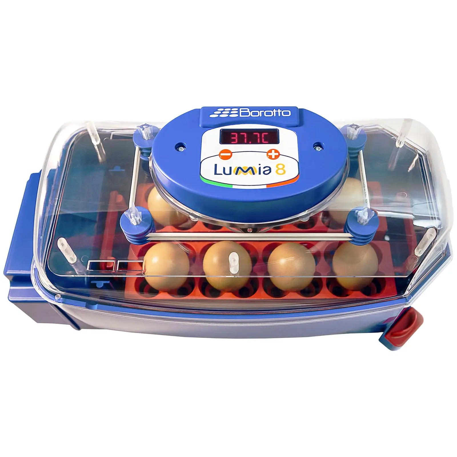 Incubator - 8 eggs - including watering system - fully automatic