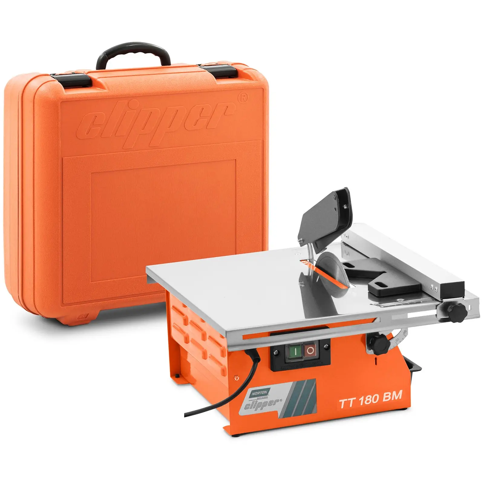 Tile Cutter - 550 W - tiltable stainless steel table from 0 - 45° - water cooling