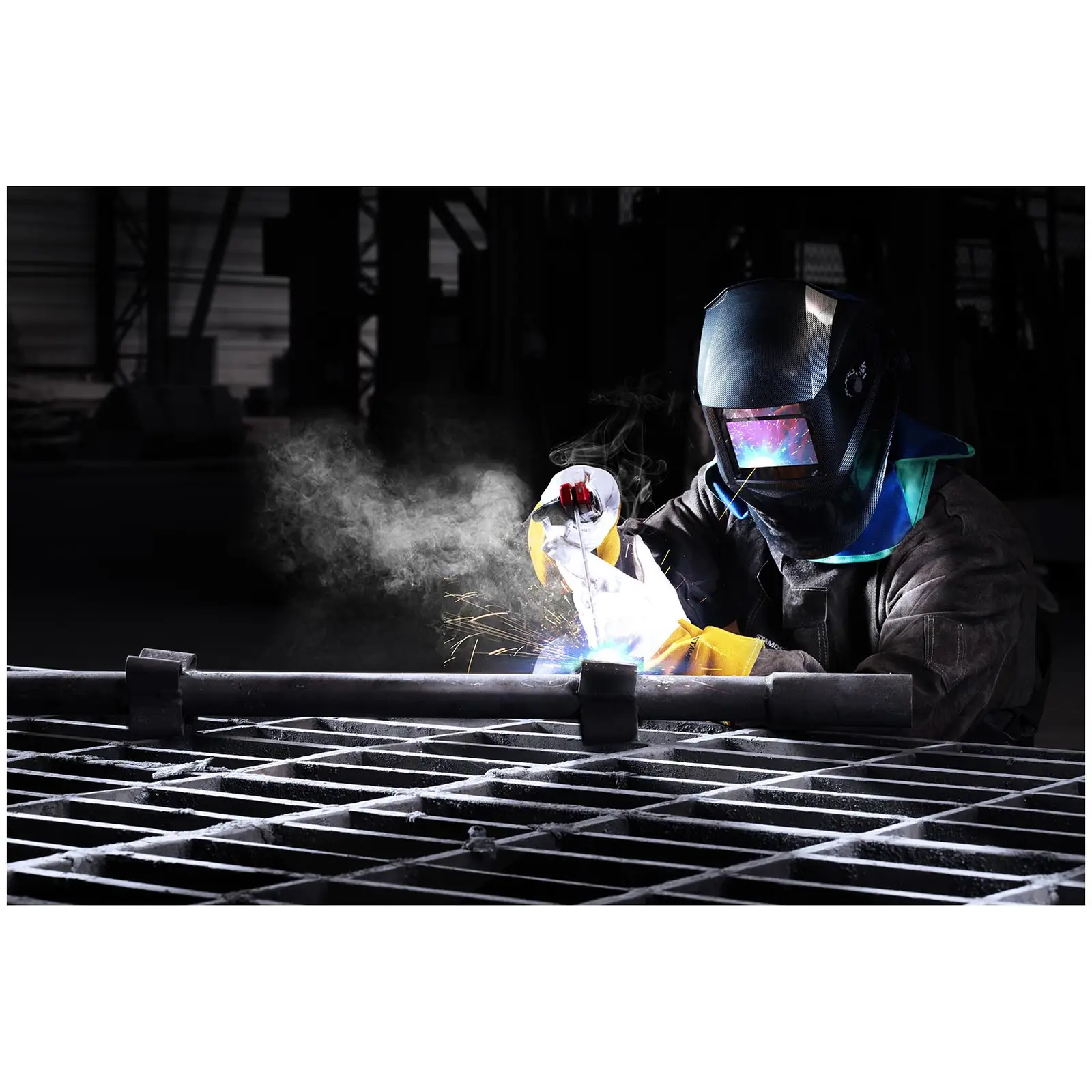 Welding Set Aluminium Welder - 200 A - 230 V - Pulse - 2/4 Tact + Welding helmet – Carbonic - PROFESSIONAL SERIES