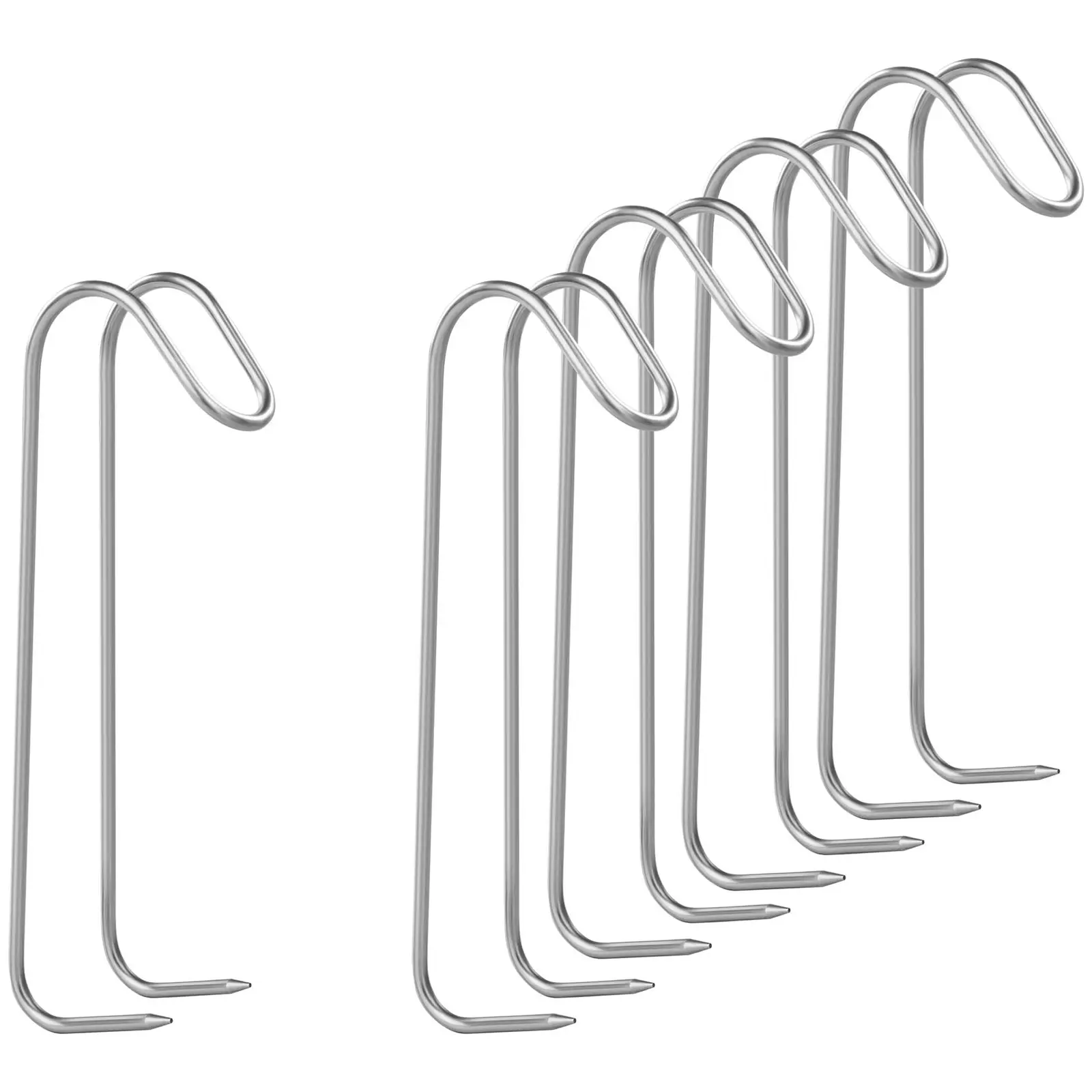 Smoker Hooks Set of 5 - with Two Pointed Prongs
